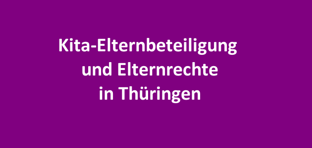 Kita-Elternbeteiligung in Thüringen