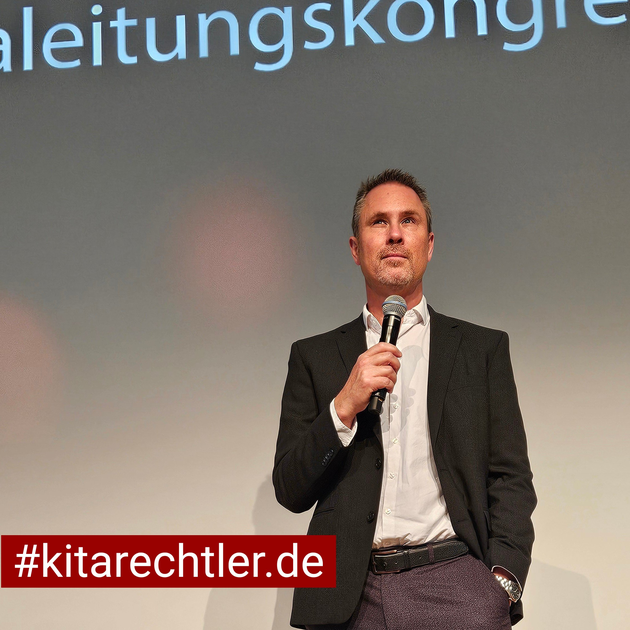 Rechtsanwalt Holger Klaus (Kitarechtler) als Speaker beim Deutschen Kitaleitungskongress DKLK